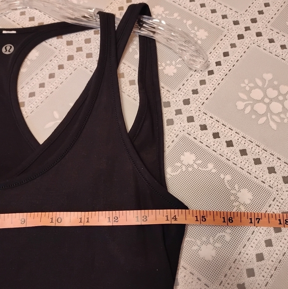 RARE Lululemon Reversible Double Layered Twist Bubble Dress, Black, Approx 0-2 - Picture 10 of 14